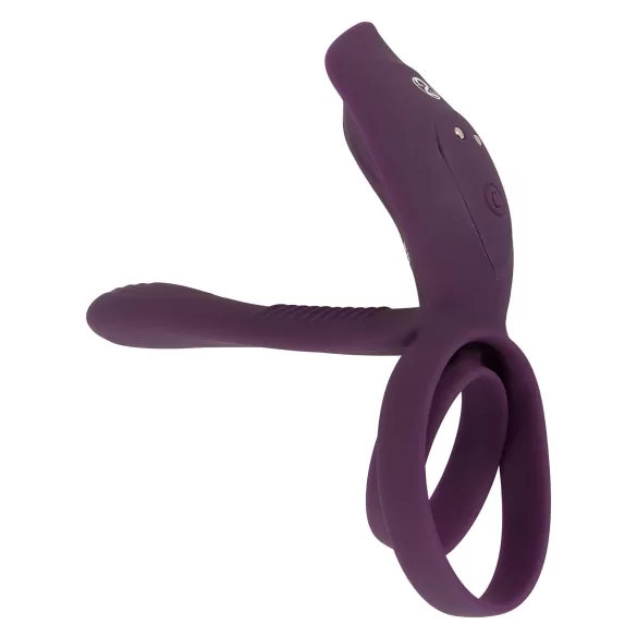 Couples Choice - penisring med fjärrkontroll - uppladdningsbar - lila