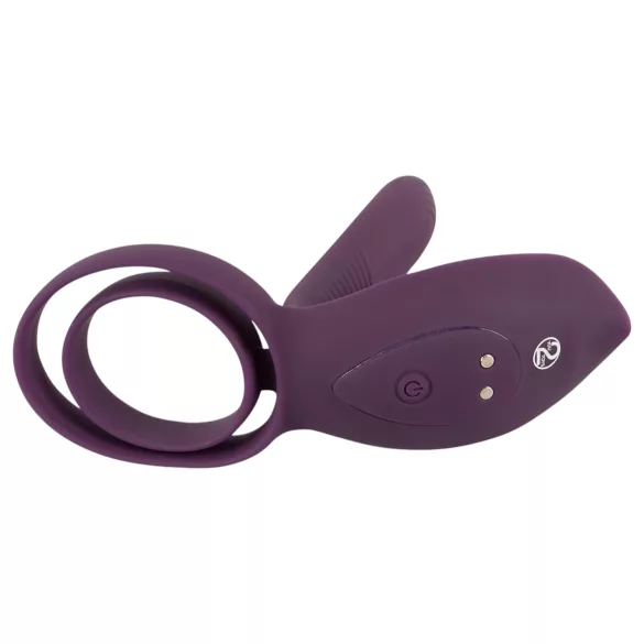 Couples Choice - penisring med fjärrkontroll - uppladdningsbar - lila
