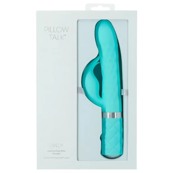 Pillow Talk Lively - Uppladdningsbar Klitorisarmvibrator (turkos)