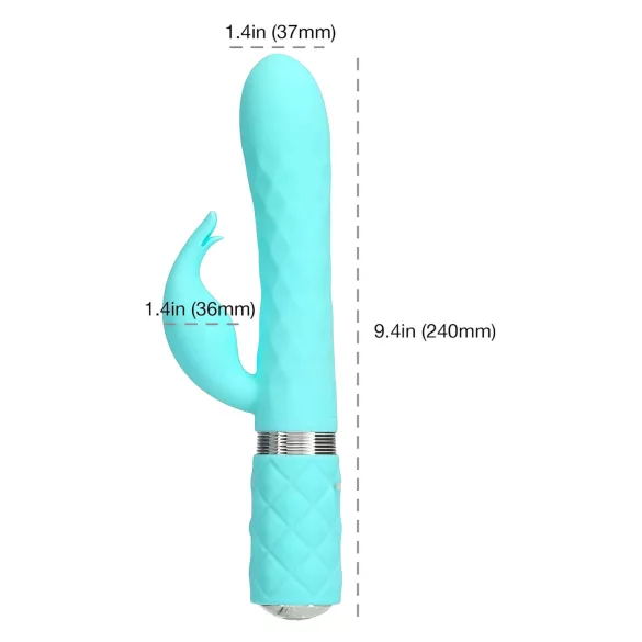 Pillow Talk Lively - Uppladdningsbar Klitorisarmvibrator (turkos)