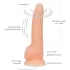 Naked Addiction - roterande dildo vibrator - 20 cm - natur