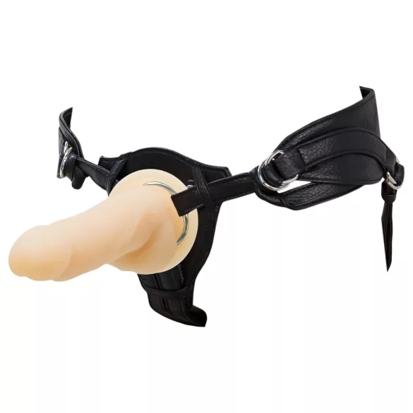 Naked Addiction Rotating 7 - roterande vibrator (18 cm) - naturfärg