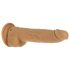 Naked Addiction - Thrusting vibrator - mörk - 23cm