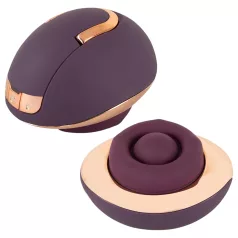 Belou - uppladdningsbar roterande klitorisvibrator - lila