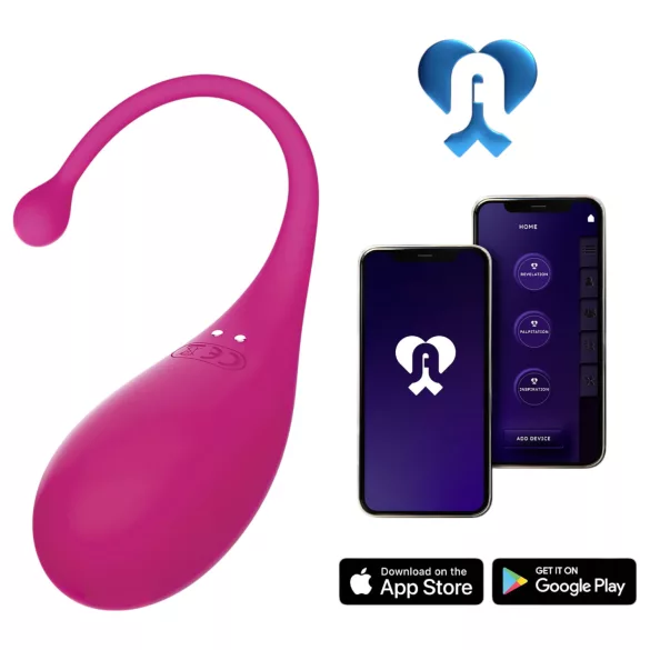 Adrien Lastic Palpitation - vibratorägg med appstyrning - rosa