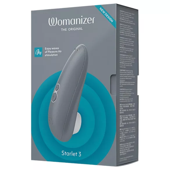 Womanizer Starlet 3 - lufttryck vibrator för klitoris - grå