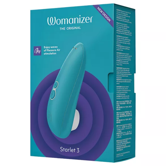 Womanizer Starlet 3 - lufttryck vibrator för klitoris - turkos