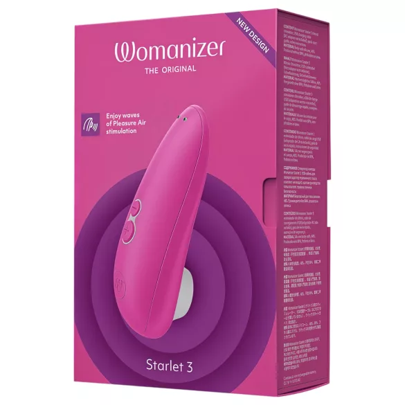 Womanizer Starlet 3 - lufttryck klitorisstimulator - rosa