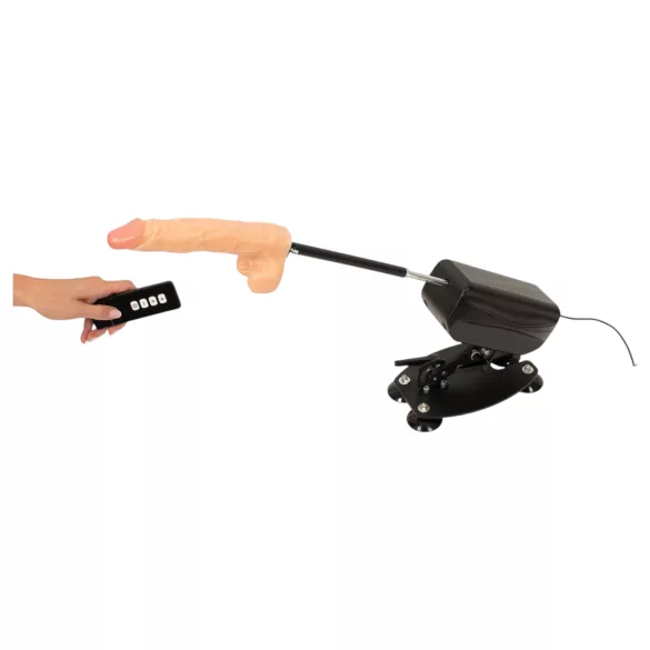 The Banger - sexmaskin med 2 dildo och 1 vaginakonstgjord