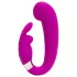 Happyrabbit - G-punkt vibrator med klitorisarm - uppladdningsbar lila