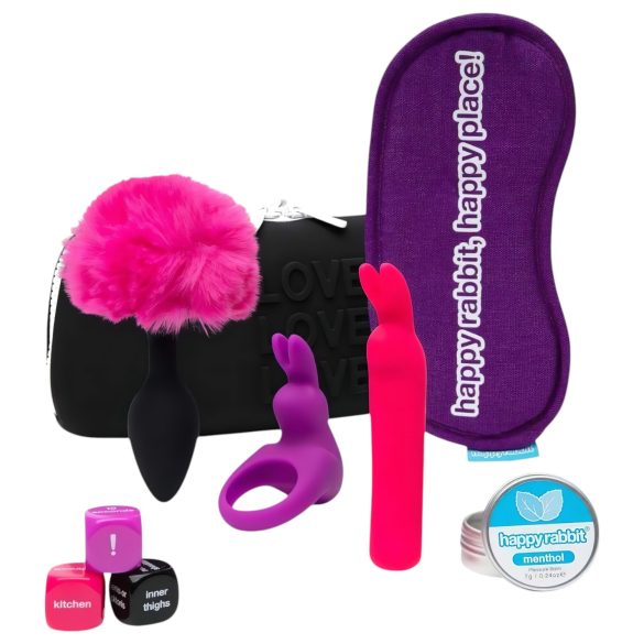 Happyrabbit - parvibrator set - uppladdningsbar - 7 delar