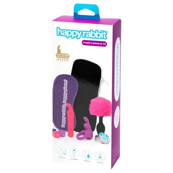 Happyrabbit - parvibrator set - uppladdningsbar - 7 delar