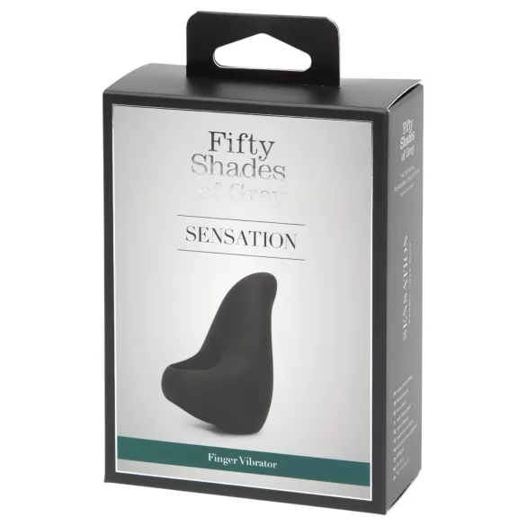 Fifty Shades of Grey - finger vibrator - vattentät - svart