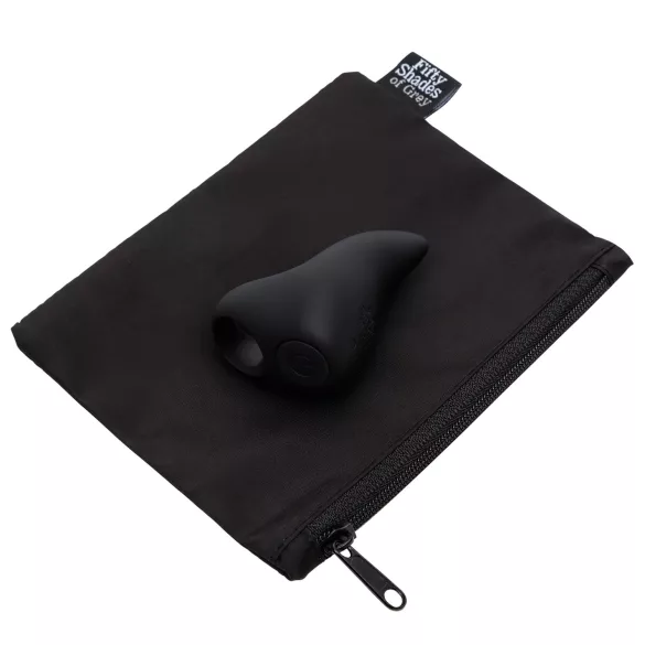 Fifty Shades of Grey - finger vibrator - vattentät - svart