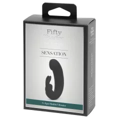 Fifty Shades of Grey Sensation - rabbitvibrator - svart