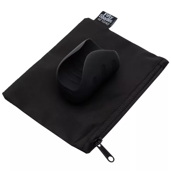 Fifty Shades of Grey - penismassagerare med vibration - svart