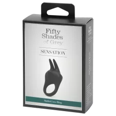   Fifty Shades of Grey Sensation - klitorisstimulerande penisring (svart)