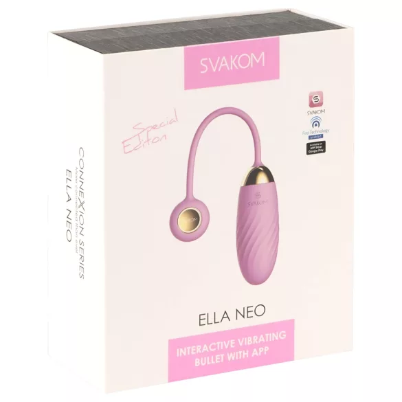 Svakom Ella Neo - vibratorägg med appstyrning - rosa