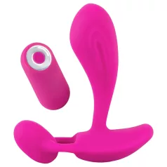   SMILE RC - G-punktsvibrator med fjärrkontroll - uppladdningsbar - rosa