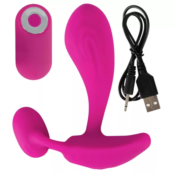 SMILE RC - G-punktsvibrator med fjärrkontroll - uppladdningsbar - rosa