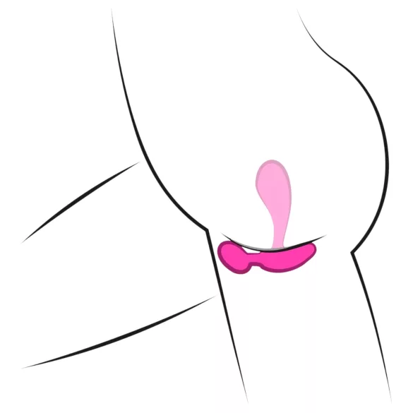 SMILE RC - G-punktsvibrator med fjärrkontroll - uppladdningsbar - rosa