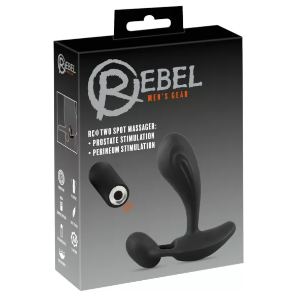 Rebel RC - 2-i-1 prostata massagerare (svart)