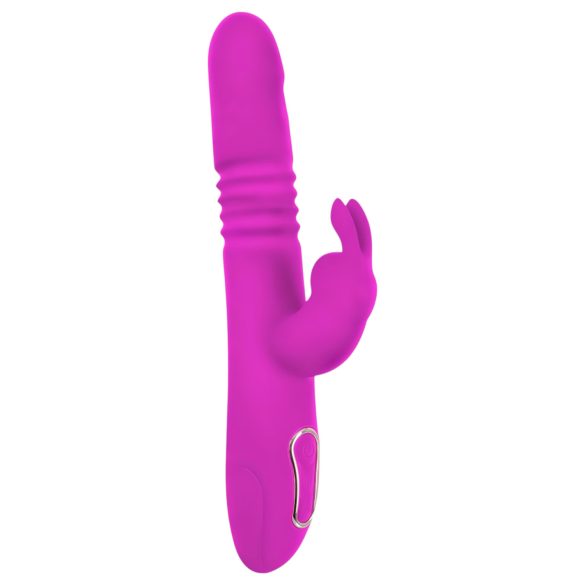 SMILE Rabbit - roterande vibrator med klitorisstimulator (rosa)