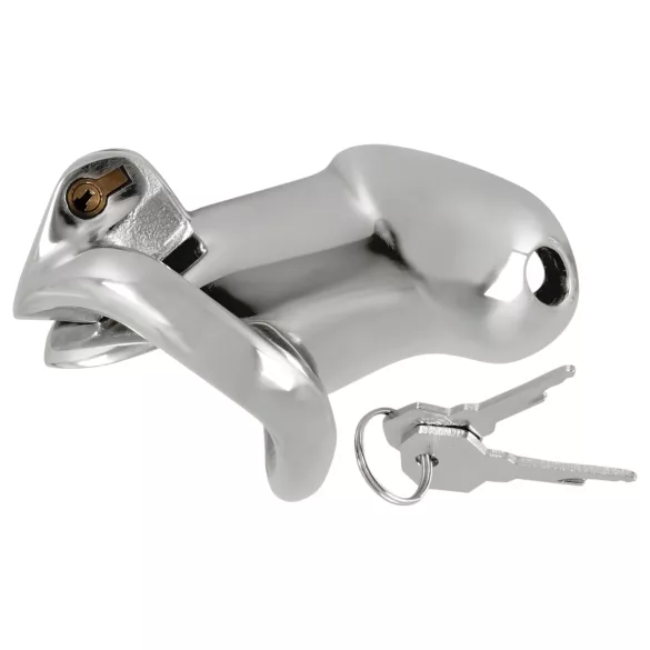 Fetish - peniskorg i metall - silver