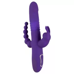   SMILE Triple - vibrator med tre armar - roterande och stötande - lila