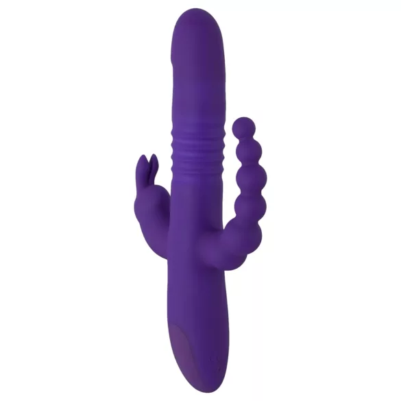 SMILE Triple - vibrator med tre armar - roterande och stötande - lila