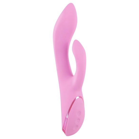 SMILE Nodding - laddningsbar vibrator med klitorisstimulans (rosa)