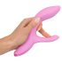 SMILE Nodding - laddningsbar vibrator med klitorisstimulans (rosa)