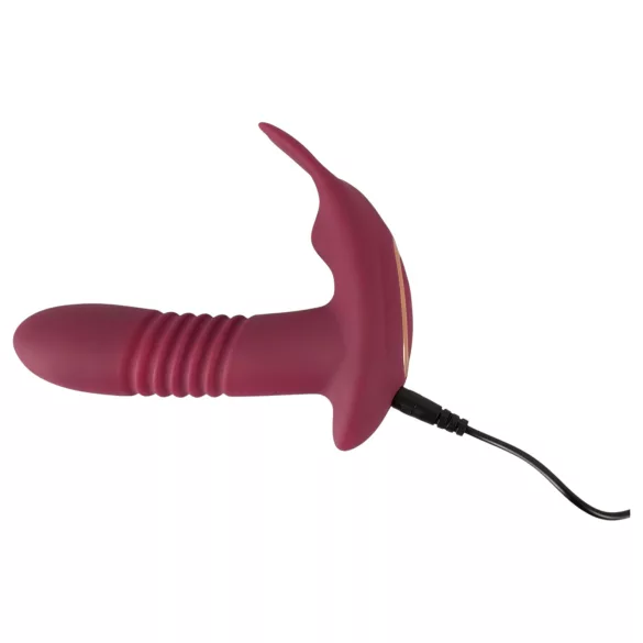 Javida RC - klitorisstimulator med fjärrkontroll - 3 lägen - röd