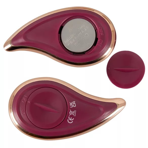 Javida RC - klitorisstimulator med fjärrkontroll - 3 lägen - röd