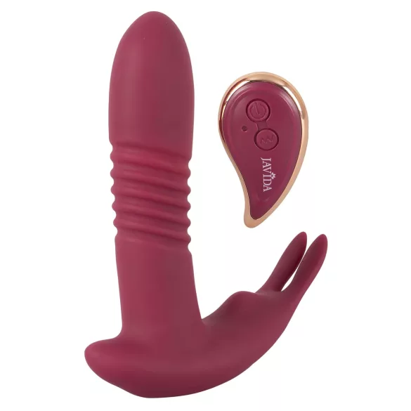 Javida RC - klitorisstimulator med fjärrkontroll - 3 lägen - röd