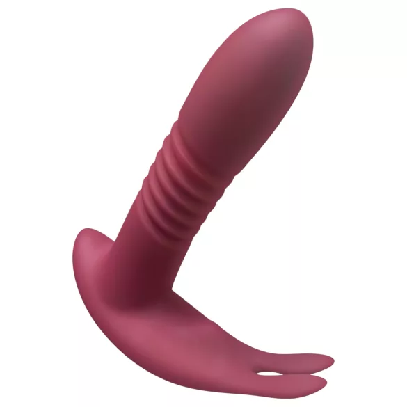 Javida RC - klitorisstimulator med fjärrkontroll - 3 lägen - röd
