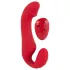 You2Toys - strapless strap-on vibrator - fjärrkontroll - röd