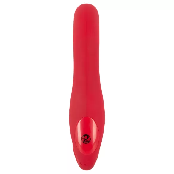 You2Toys - strapless strap-on vibrator - fjärrkontroll - röd