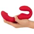 You2Toys - strapless strap-on vibrator - fjärrkontroll - röd