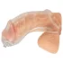 You2Toys Piss Play Sleeve - penishylsa med avledningsslang (transparent)
