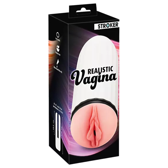 You2Toys - masturbator för män - realistisk konstgjord vagina - naturfärg