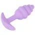 Cuties Mini Butt Plug - silikon analplugg (lila, 2,8 cm)