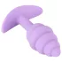Cuties Mini Butt Plug - silikon analplugg (lila, 2,8 cm)
