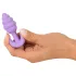 Cuties Mini Butt Plug - silikon analplugg (lila, 2,8 cm)