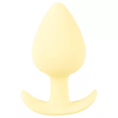 Cuties Mini Butt Plug - silikon analplugg (gul, 3,1 cm)