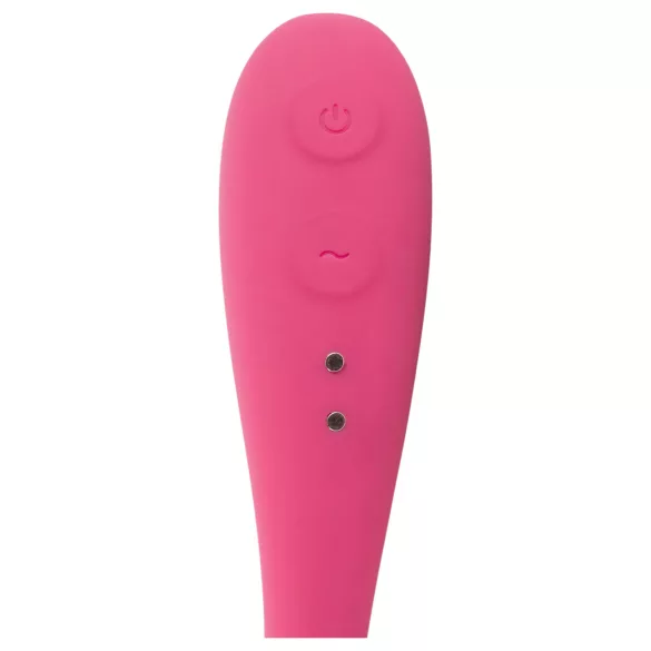 SMILE - bärbart uppladdningsbart radiostyrt vibratorägg (rosa)