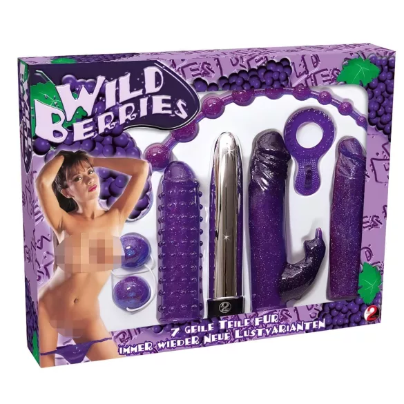 You2Toys - sexleksak set med vibrator - 7 delar - glitter