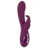 SMILE - vibrator med klitorisstimulering - uppladdningsbar 3 motorer - lila