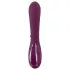 SMILE - vibrator med klitorisstimulering - uppladdningsbar 3 motorer - lila