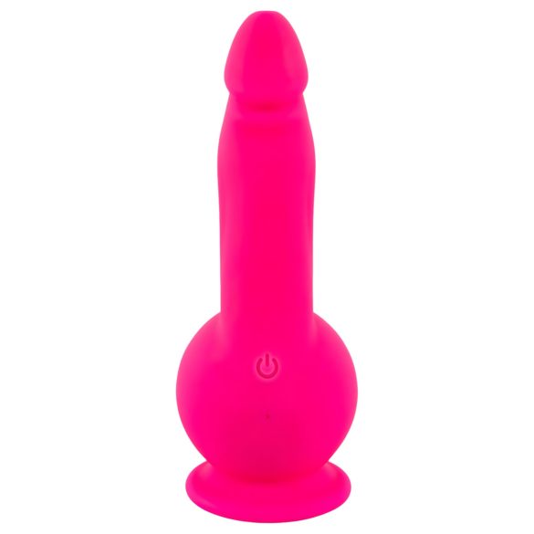 SMILE Powerful - uppladdningsbar vibrator med sugkopp och två motorer - rosa